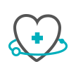 심장병예방재활센터를 상징하는 아이콘입니다.